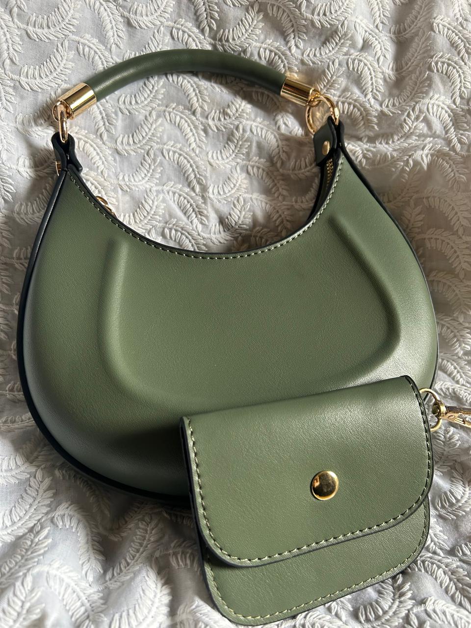 Shoulder Bag with Mini Pouch