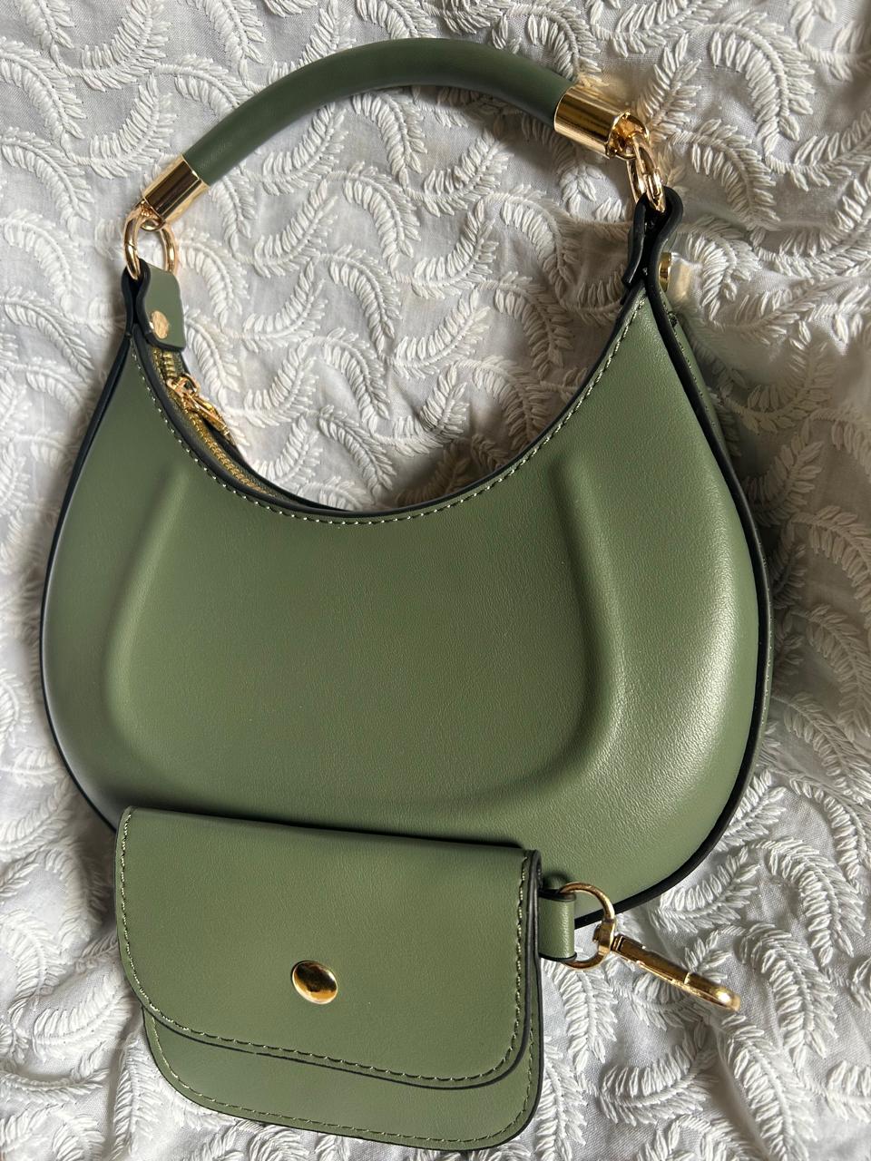 Shoulder Bag with Mini Pouch
