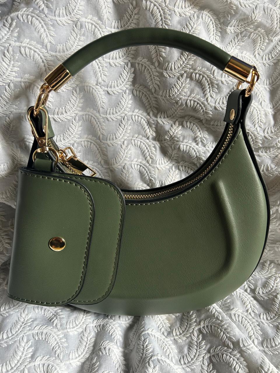 Shoulder Bag with Mini Pouch