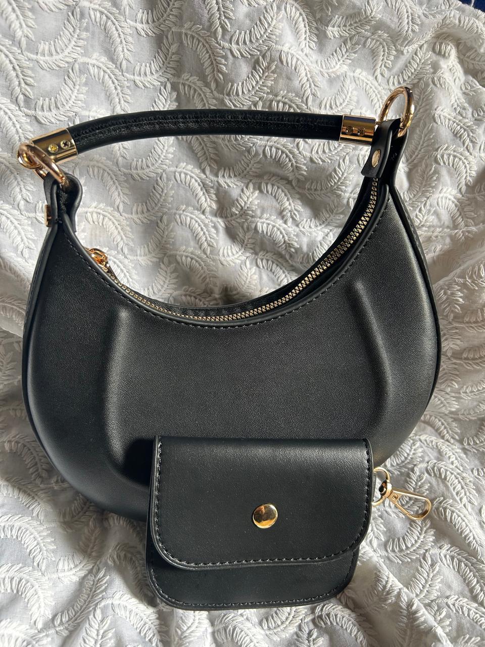 Shoulder Bag with Mini Pouch
