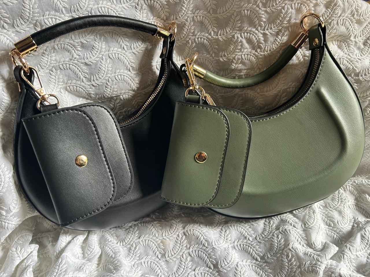 Shoulder Bag with Mini Pouch