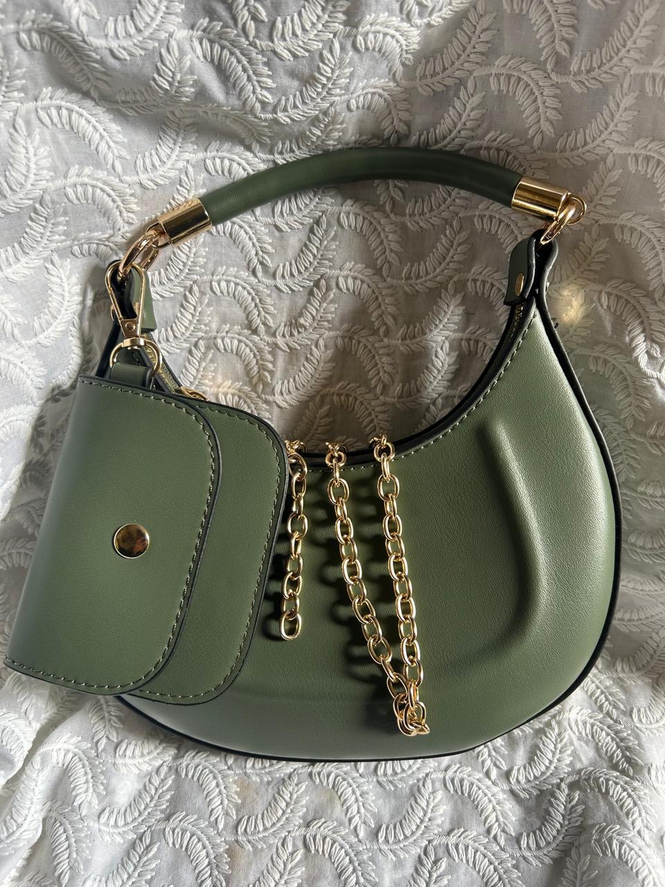 Shoulder Bag with Mini Pouch
