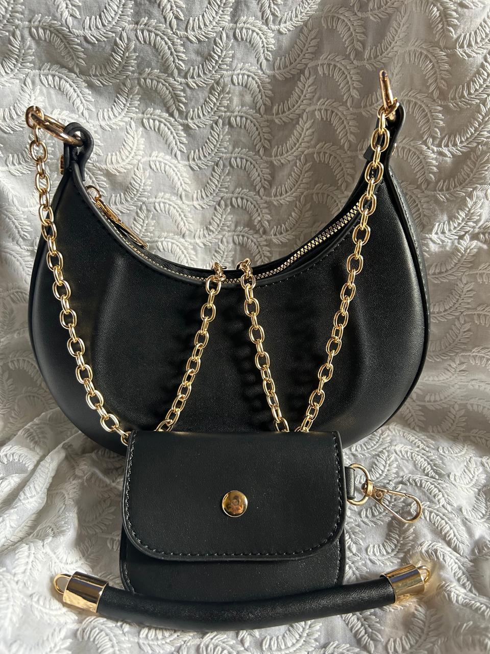 Shoulder Bag with Mini Pouch