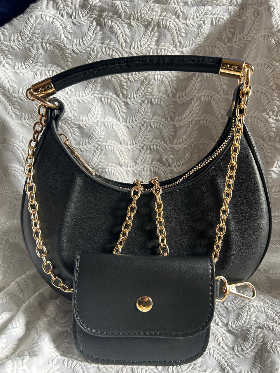 Shoulder Bag with Mini Pouch