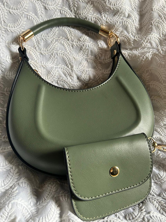 Shoulder Bag with Mini Pouch