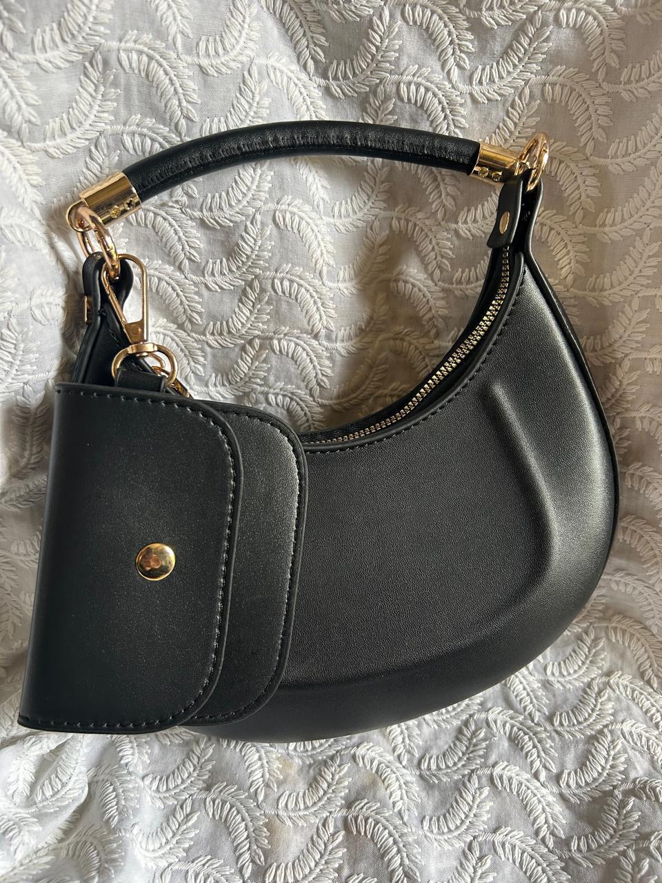 Shoulder Bag with Mini Pouch