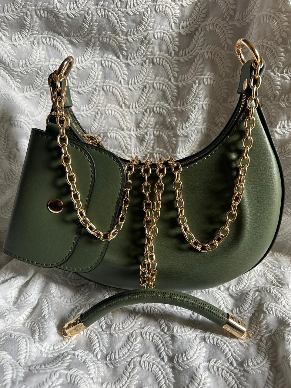 Shoulder Bag with Mini Pouch
